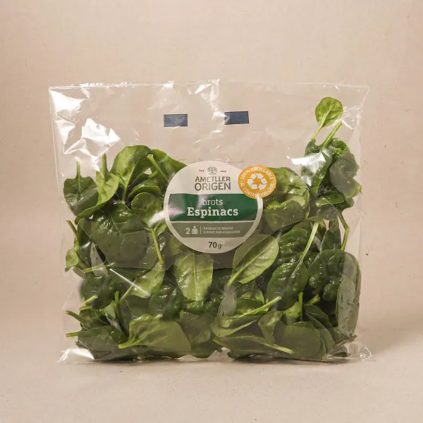 Brotes de espinacas Ametller Origen 70g