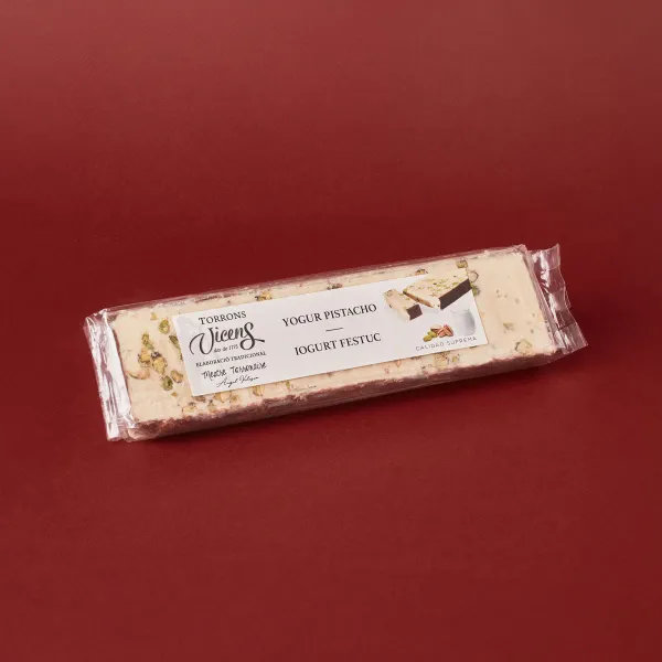Turrón de yogur con pistachos Torrons Vicens - 300 g