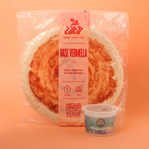 Lote Mozzarella + base pizza
