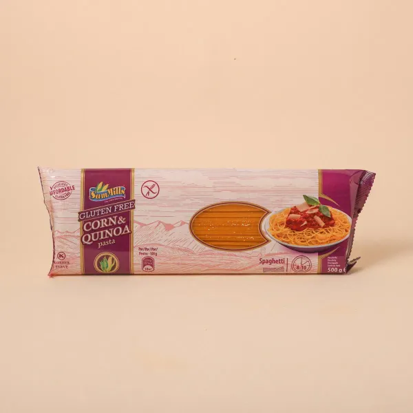 Espaguetis de maíz y quinoa, sin gluten Sam Mills 500 g.