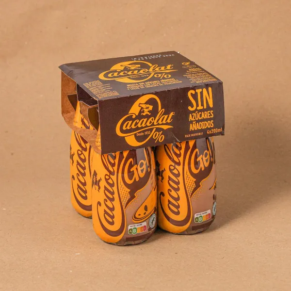 Batido de cacao 0% Cacaolat Original 200ml - 4uds.