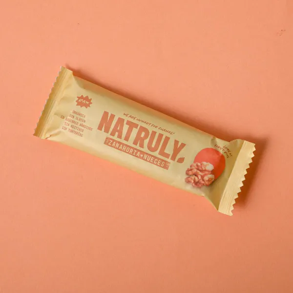 Barrita de zanahoria y nueces ecológica Natruly 40 g