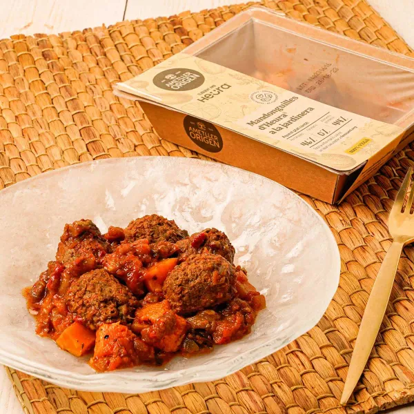 Albóndigas de heura, a la jardinera Ametller Origen 250g