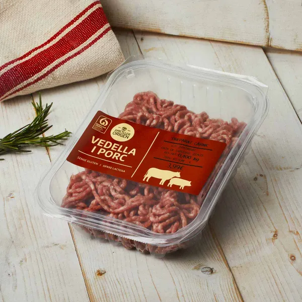 Preparado de carne de cerdo y ternera Ametller Origen 400g