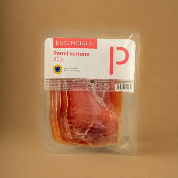 Jamón serrano Essencials 80g