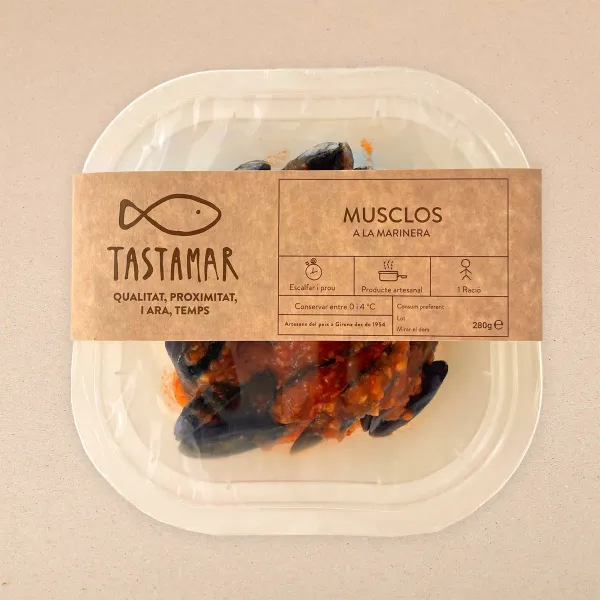 Mejillones a la marinera Tastamar 280g