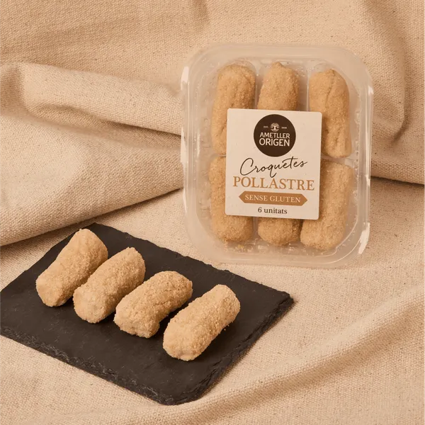 Croquetas de pollo sin gluten Ametlller Origen 170g - 6uds.