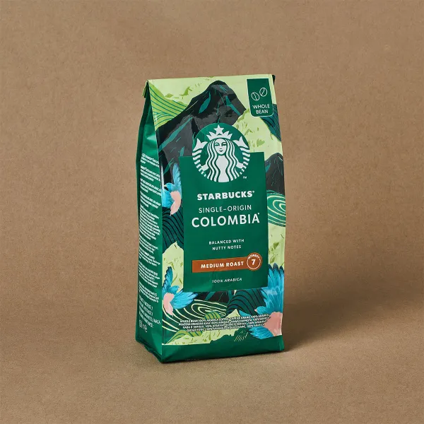 Café tostado grano Colombia Starbucks 450g
