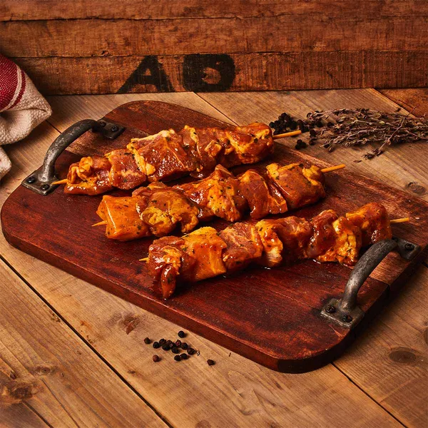 Brocheta de cerdo al curry - 3uds.
