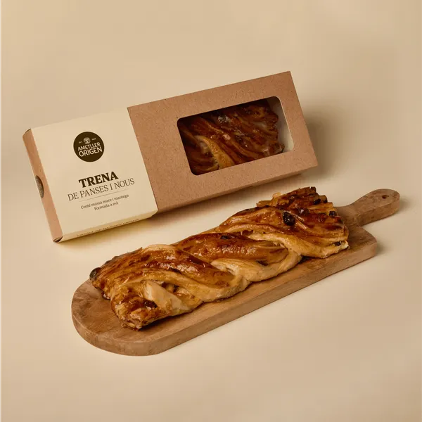 Trenza de pasas y nueces Ametller Origen 540g