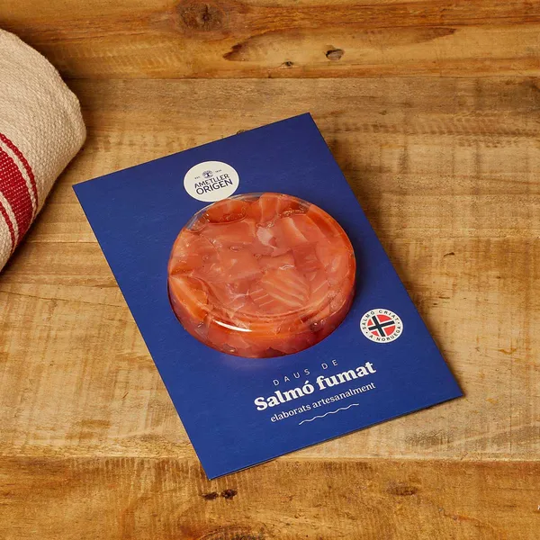 Dados salmón ahumado Ametller Origen 95 g