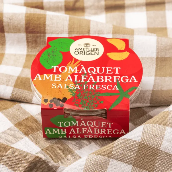 Salsa de tomate y albahaca Ametller Origen 150g