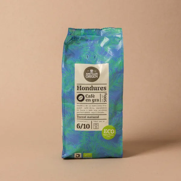 Café en grano 100% ecológico Honduras Ametller Origen 500g
