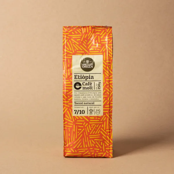 Café molido 100% Etiopia Ametller Origen 250g
