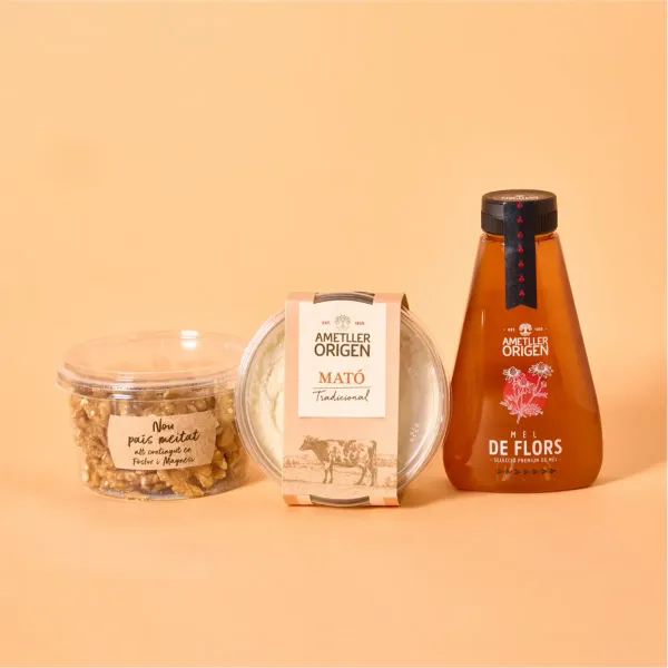Lote miel mato y nueces