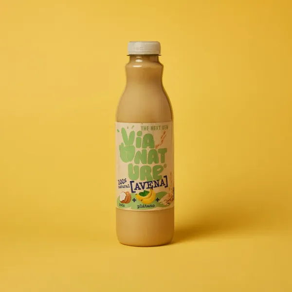 Bebida de avena, plátano y coco Via Nature 750ml