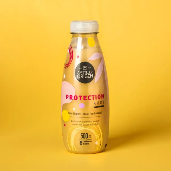 Shot protection de manzana, limón y jengibre Ametller Origen 500ml