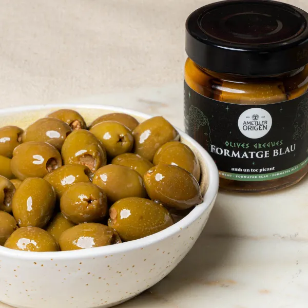 Aceitunas griegas con queso azul Ametller Origen 185g