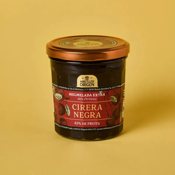 Mermelada de cereza negra Ametller Origen 370g