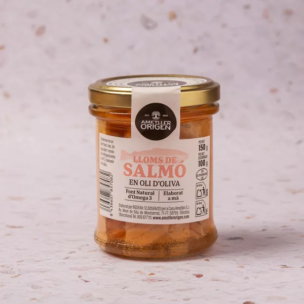 Salmón en aceite de oliva Ametller Origen 100g
