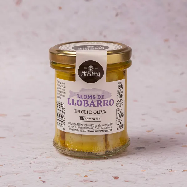 Lubina en aceite de oliva Ametller Origen 100g