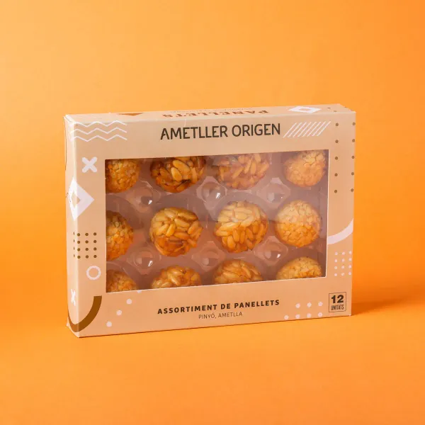 Panellets de piñones y almendras Ametller Origen 240g - 12uds.