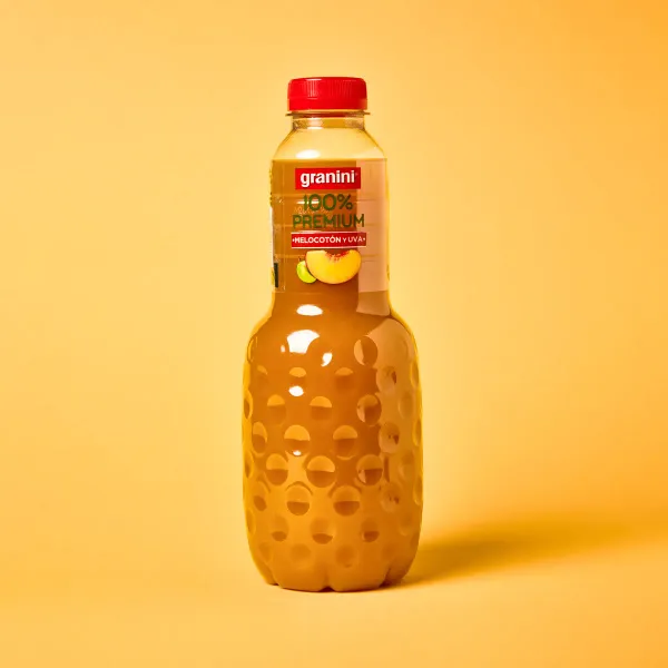 Zumo de melocotón y uva 100% premium Granini 1L