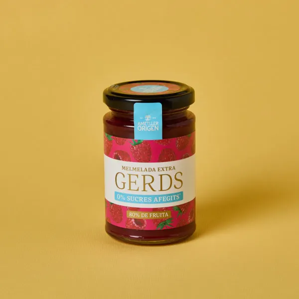 Mermelada de frambuesa 0% azucares añadidos Ametller Origen 200g