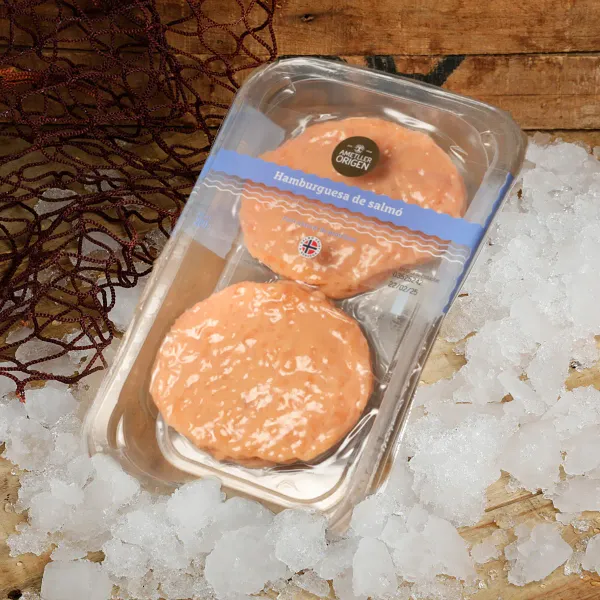 Burger de salmón Ametller Origen 200g
