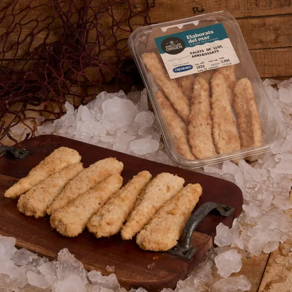 Palitos de merluza rebozados Ametller Origen 300g