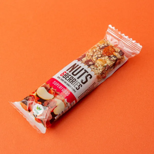 Barrita Superfoods ecológica Nuts<(>&<)>Berries 40g
