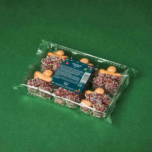 Muñequitos de galleta y chocolate S/M 185 g
