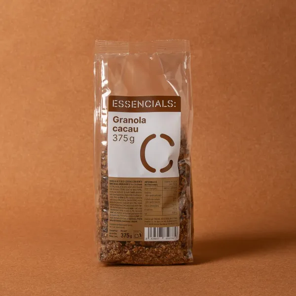 Granola clásica de cacao Essencials 375g