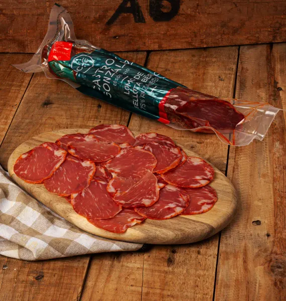 Lomo de bellota 75% ibérico al tall Castro y González