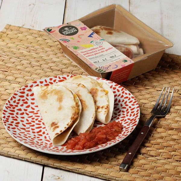 Quesadillas de pollo con salsa Pico de Gallo Ametller Origen 250g