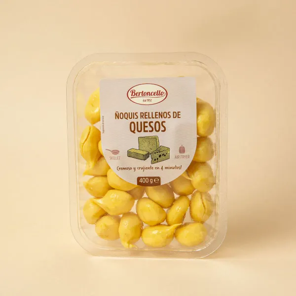 Gnocchi rellenos de queso Bertoncello 450g