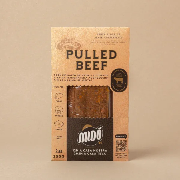 Pulled de ternera Midó 200g