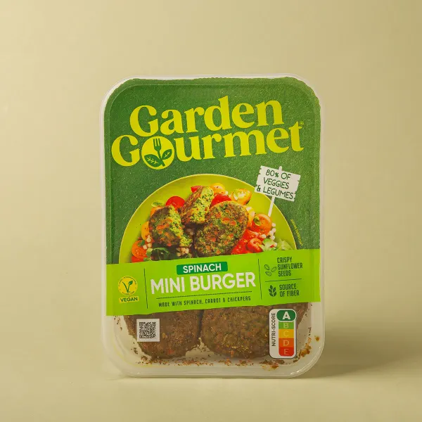 Mini burger de espinacas Garden Gourmet 160g