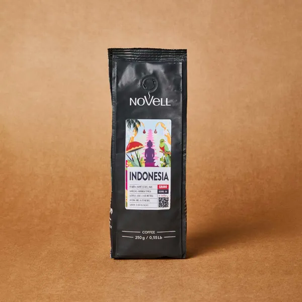Café en grano origen Indonesia Novell 250g