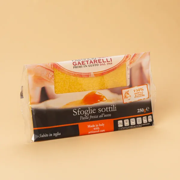 Hojas pasta fresca Gaetarelli 250g