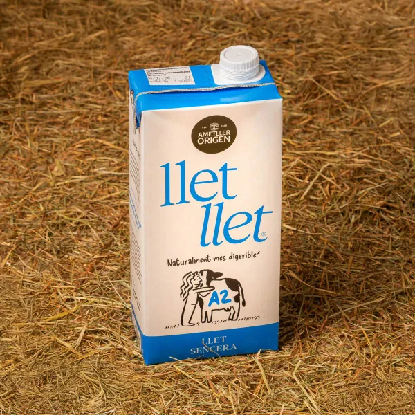 Leche entera A2 LLet Llet Ametller Origen 1l