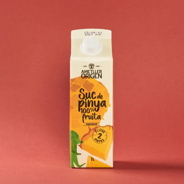 Zumo piña 100% exprimido Ametller origen 1L