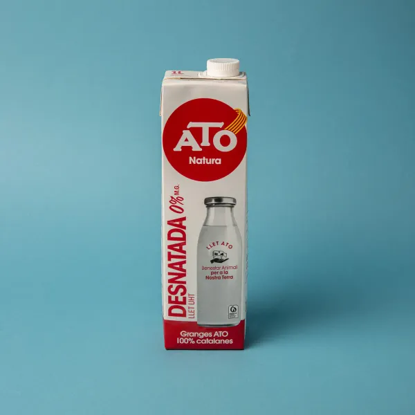 Leche desnatada Ato 1l