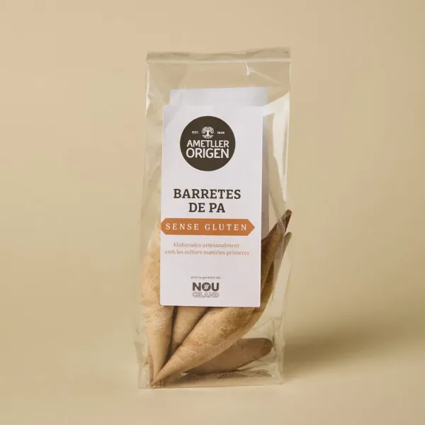 Barritas de pan sin gluten Ametller Origen 50g
