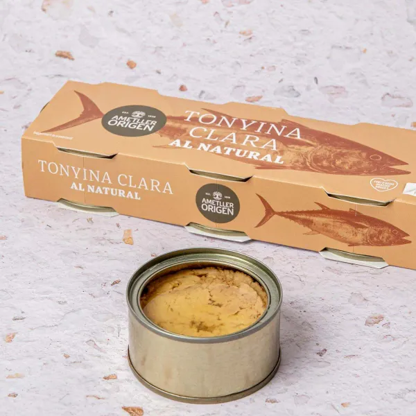 Atún claro al natural Ametller Origen 52g - 3uds.