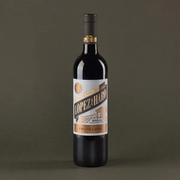 Vino tinto crianza López de Haro DO Rioja 75cl