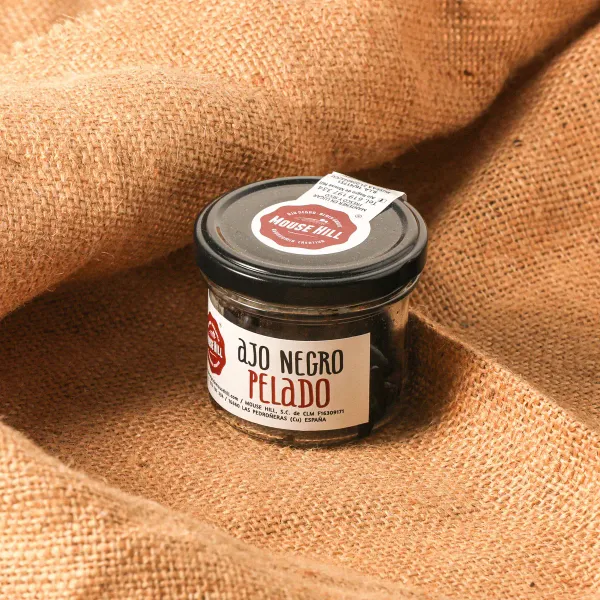 Ajo negro pelado bote Mouse Hill 50g