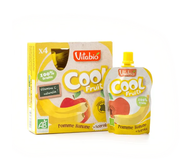 CoolFruits manzana plátano Vitabio 90g