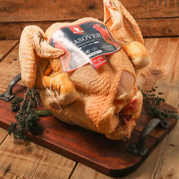 Pollo payés del Empordà