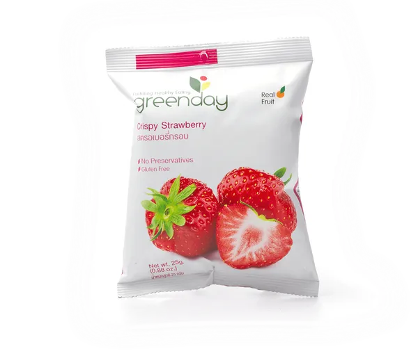 Crujiente de fresa Greenday 25g